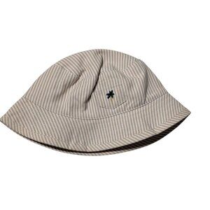 Janie & Jack Baby Sun Hat Bucket Palm Tree Striped 0-3 Months 100% Cotton